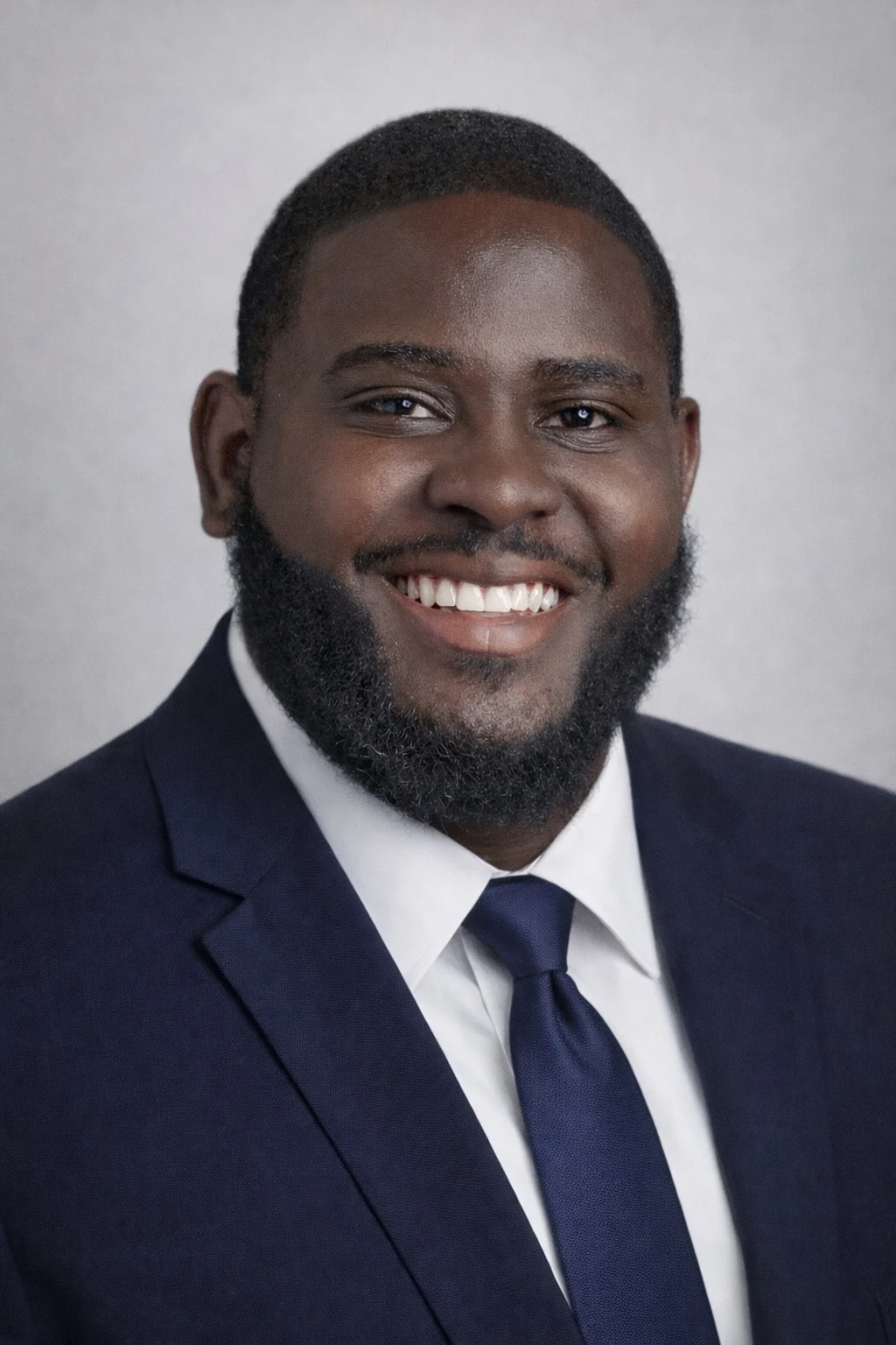 Minister Michael Anthony-Jeremiah Davis in clergy attire